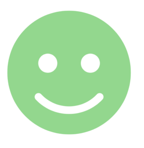 green smiley representing what you can do according to DSGVO